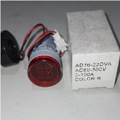 Pilot Lampu Led w/ Volt+Ampere LINDER Red