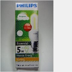 PHILIPS Essential 5w Kuning @12pcs