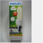 PHILIPS Essential 8w Kuning @12pcs