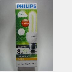 PHILIPS Essential 8w Kuning @12pcs