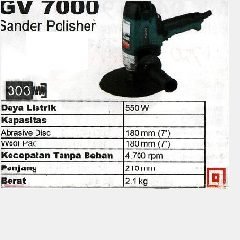 Disc Sander MAKITA GV 7000