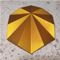 MOSAICART 3D KN Koin Gold doff LGH