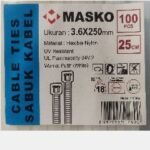MASKO Kabel Ties 250 x 3.6 Putih @100pcs