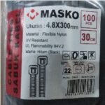 MASKO Kabel Ties 300 x 4.8 Hitam @100pcs