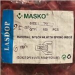 MASKO Lasdop P2 6mm Merah (100)