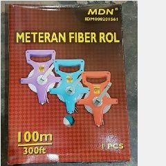 Meteran Fiber Roll MDN 100m