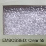CARBOLUX Solid Embossed Clear T1.22 x 3mm(20