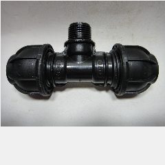 Male Thread Tee Hdpe 20mm x 1/2″