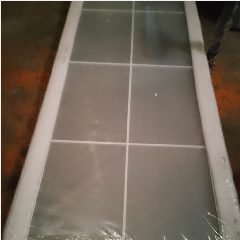 Pintu AL AOMEJA 210x80 Kaca Putih Kiri