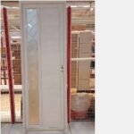 Pintu AL Kaca 1/4 M16 Wajik Putih Kanan