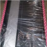 Pintu AL Kaca 1/4 M28 Batik Hitam Kanan