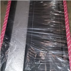 Pintu AL Kaca 1/4 M28 Batik Hitam Kanan