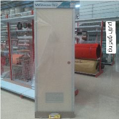 Pintu Pvc WINDSOR Putih Gading + Perlengkapa