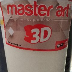 Plastik Plat 3D Kotak 0.7mm Putih (40)