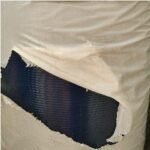 Plastik Plat Garis Polos 0.8mm Biru (40)