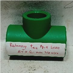Reducer Tee Ppr LESSO 25x20mm 3/4″x1/2″(280)