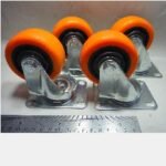 Roda Hidup PU Orange ROHA 3″ Swivel /bh