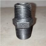 Double Nipple Drat Hitam 1/2″