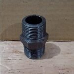 Double Nipple Drat Hitam 3/4″