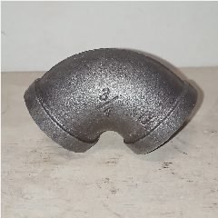 Elbow Besi Drat Hitam 3/4″