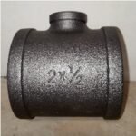 Reducer Tee Besi Drat Hitam 2″ x 1/2″