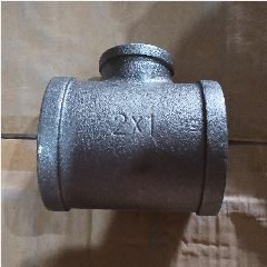 Reducer Tee Besi Drat Hitam 2″ x 1″