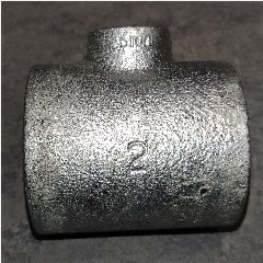 Reducer Tee Besi Galvanis 2″ x 3/4″