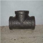 Tee Besi Drat Hitam 3/4″