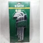 SATA 09105A Long Arm Ball Point Hex Key 9pcs