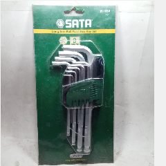 SATA 09105A Long Arm Ball Point Hex Key 9pcs
