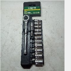 SATA 09521 Socket Set CR-V 6pt 1/4″ 13pcs