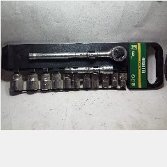 SATA 09525 Socket Set CR-V 6pt 1/2″ 13pcs