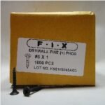 Sekrup Gypsum 6 x 1 (1000/15000) Hitam