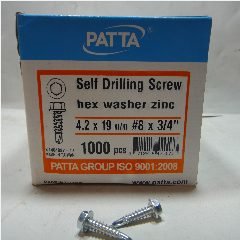 Sekrup SDS Kasar #8 x 19mm PATTA @8x1000bj