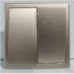 SIMON E3 301022-44 2 Gang 2 Way Gold (100)