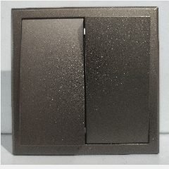 SIMON E3 301022-61 2 Gang 2 Way Grey (100)