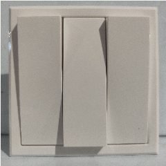 SIMON E3 301031 3 Gang 1 Way White (80)
