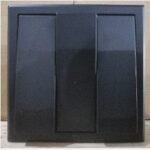 SIMON E3 301032-26 3 Gang 2 Way Sw Black (80