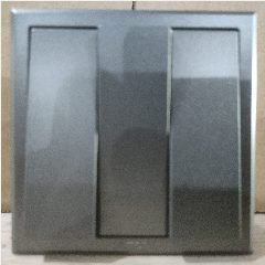 SIMON E3 301032-61 3 Gang 2 Way Sw Grey (80)