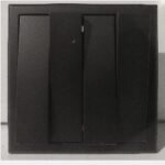 SIMON E3 301041-26 4 Gang 1 Way Black (80)