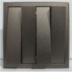 SIMON E3 301041-61 4 Gang 1 Way Grey (80)