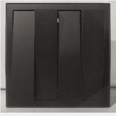 SIMON E3 301042-26 4 Gang 2 Way Sw Black (80