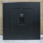 SIMON E3 305214S-26 Telphn Outlt Black (100)