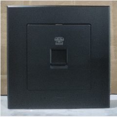 SIMON E3 305214S-26 Telphn Outlt Black (100)