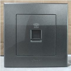 SIMON E3 305214S-61 Telphn Outlt Grey (100)