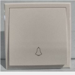 SIMON E3 306301 Door Bell Switch Putih (100)