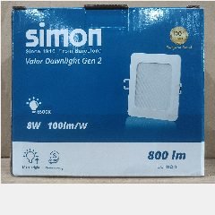 SIMON N03E0-1120/1192 DL Kotak 8w 6500k (30)