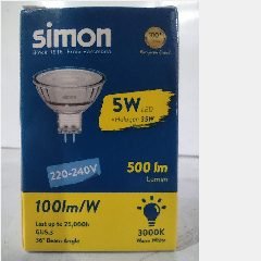 SIMON N62E0-1200 MR16 HV 5w 3000k (200)
