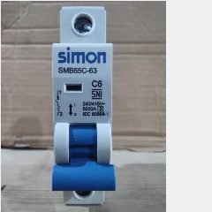 SIMON MCB 6kA 1P C6 SMB65C-63C6-E (12/144)