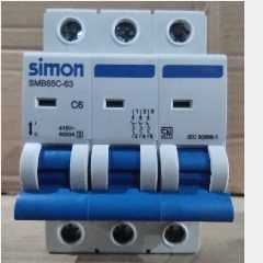 SIMON MCB 6kA 1P C63 SMB65C-63C63-E (12/144)